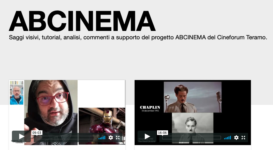 PER DOCENTI E STUDENTI: ABCinema continua